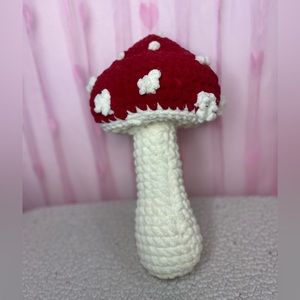 Cuddly Crocheted Mushy Pal- Amanita